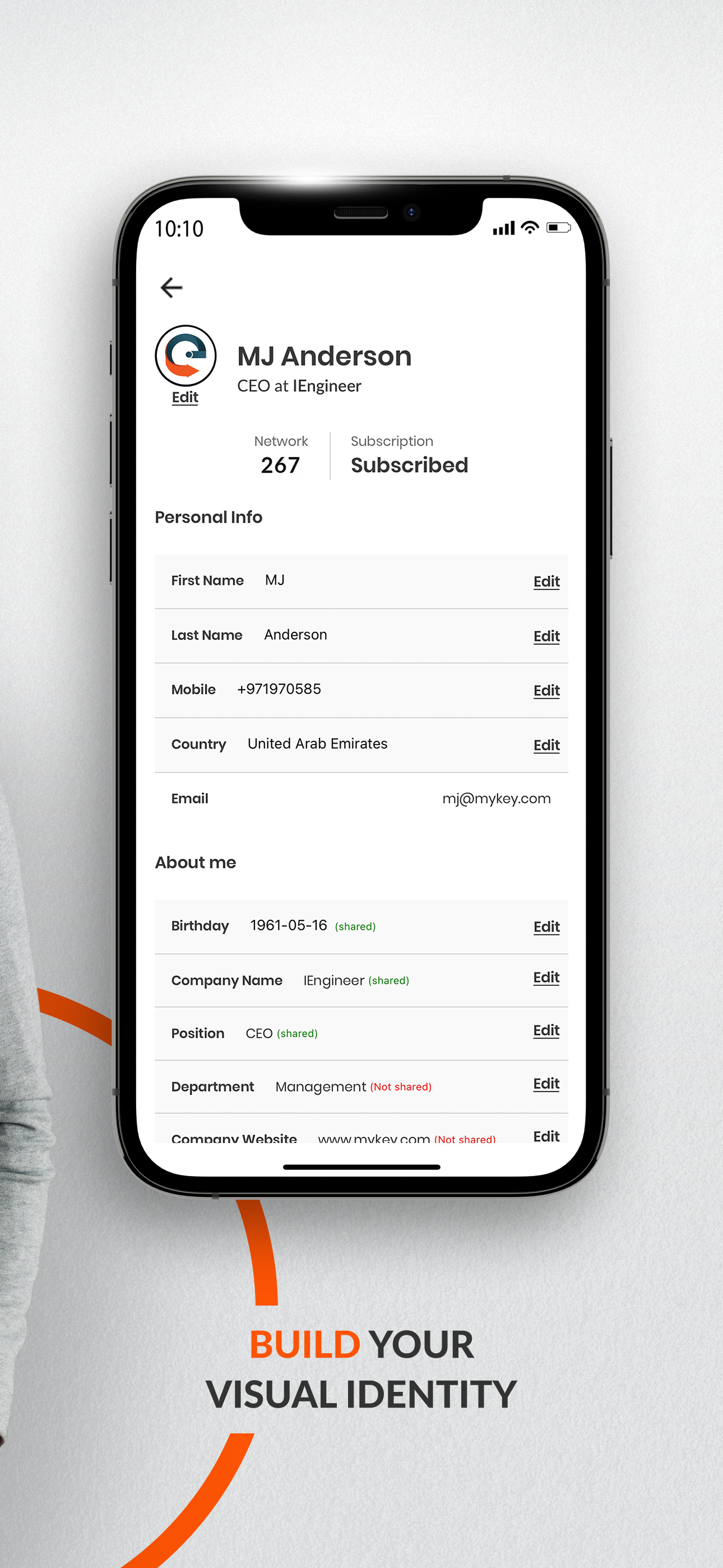 Build your visual identity